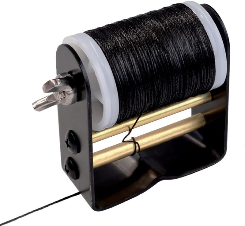 Luoyer Archery Bowstring Serving Thread and Bowstring Serving Jig Set Archery Nylon String Maintenance Accessories for Tying Peep Sight for Compound Bow Recurve Bow Black - Image 1